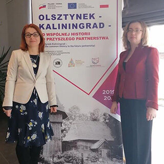 Konferencja dotyczącą projektu pt. „Olsztynek-Kaliningrad".