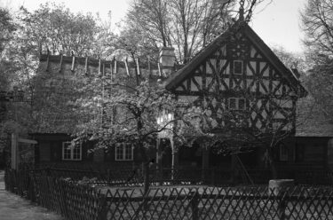 Na fotografii chałupa ze wsi Burdajny, fot. Pfleiderer, rok 1937.