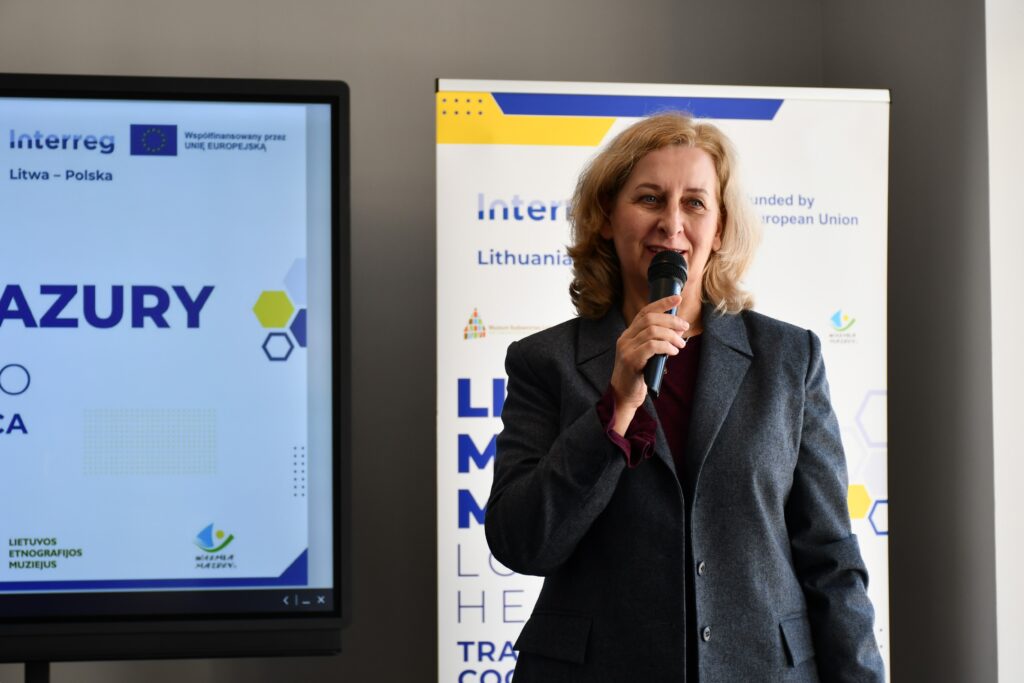 Na zdjęciu Gita Sapranauskaitė, Dyrektor Litewskiego Muzeum Etnograficznego w&nbsp;Rumszyszkach.